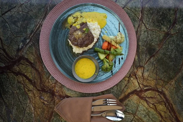 Grilled Tenderloin at Fiaba Brasserie