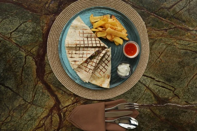 Steak Quesadilla at Fiaba Brasserie